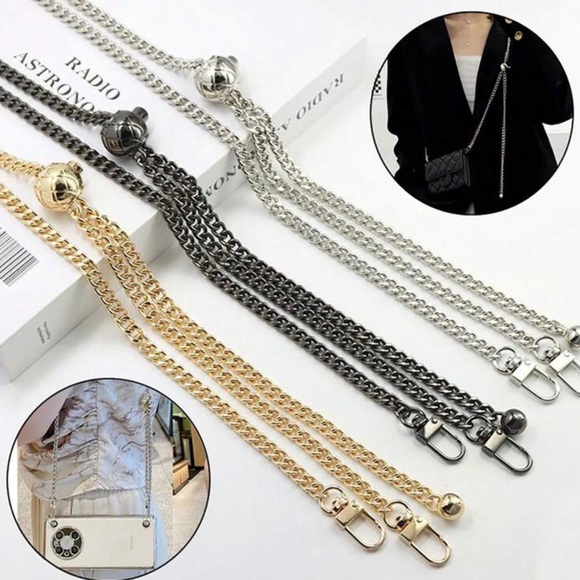 Silver Ball Aftermarket Adjustable Length Replacement Chain 47.24" - Picture 2 of 8